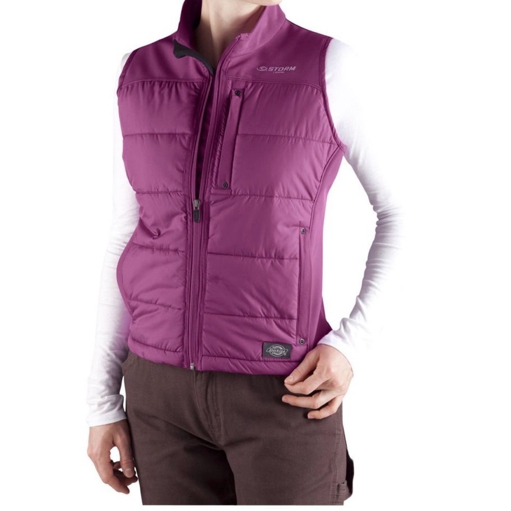 💥Storm By Dickies Magenta Puffy Vest M